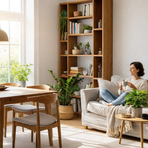 A cosy living room moment