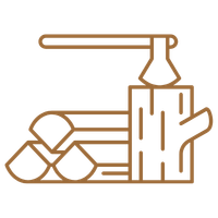 Solid woods (especially Oak & Walnut)