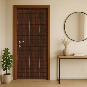 Wooden Flush Door – Vertical Design