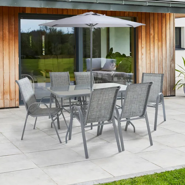 8 Piece Metal Garden Dining Sets