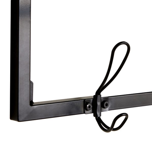 Fulton Wall Shelf with Hooks Pines