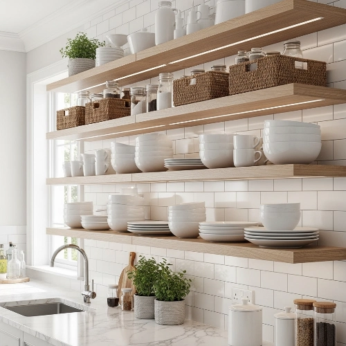 Kitchen shelving units 1