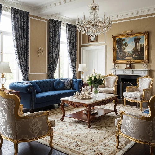 Luxury Drawing Room Furniture Dubai