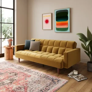 Waffle Chenille Clic Clac Sofa Bed