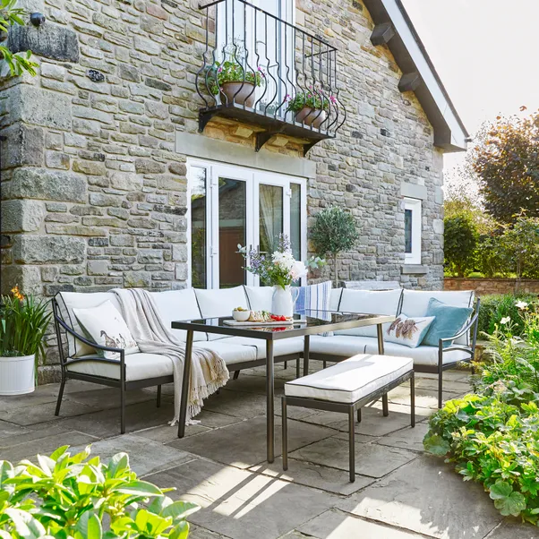 Windsor 8-Seater Large Outdoor Corner Sofa Set