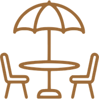 Wooden garden furniture