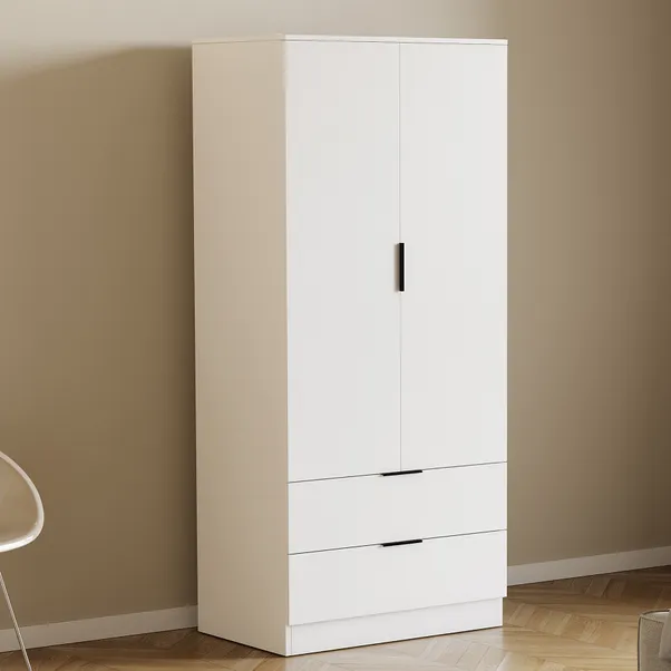 Hayes 2 Drawer Double Wardrobe