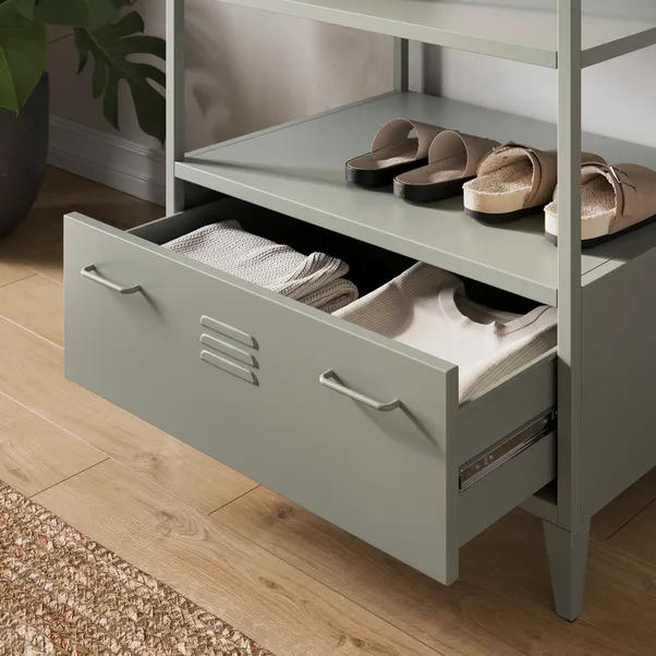 Helga Metal Open Wardrobe