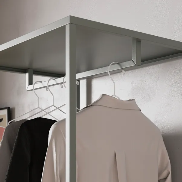 Helga Metal Open Wardrobe
