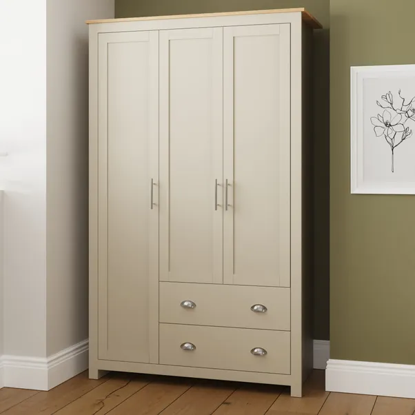 Lancaster Triple Wardrobe