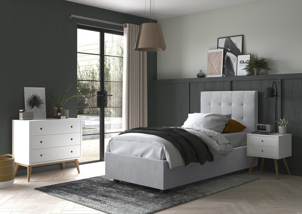 Alexis Ottoman Upholstered Single Bed