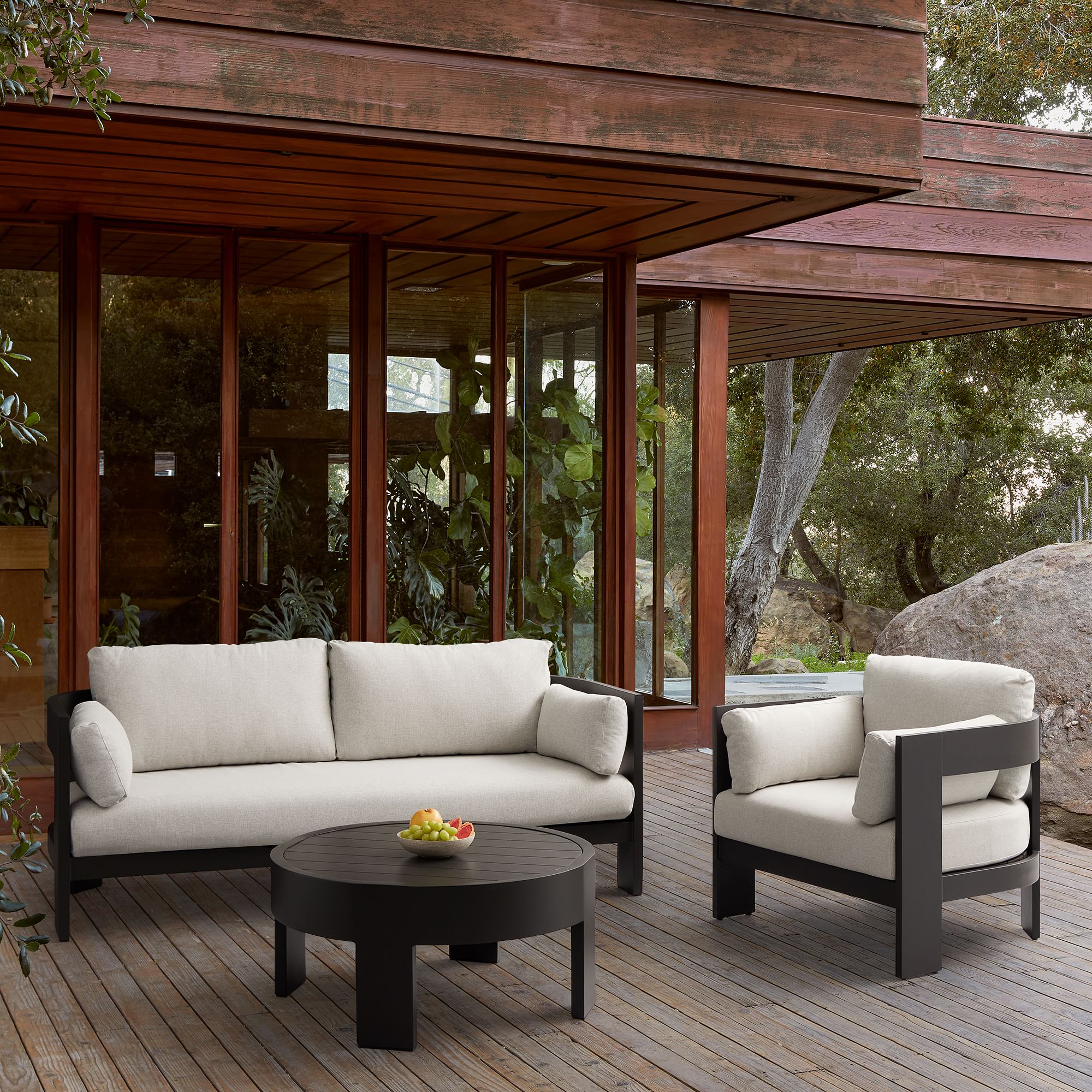 Caldera Aluminum Outdoor Sofa