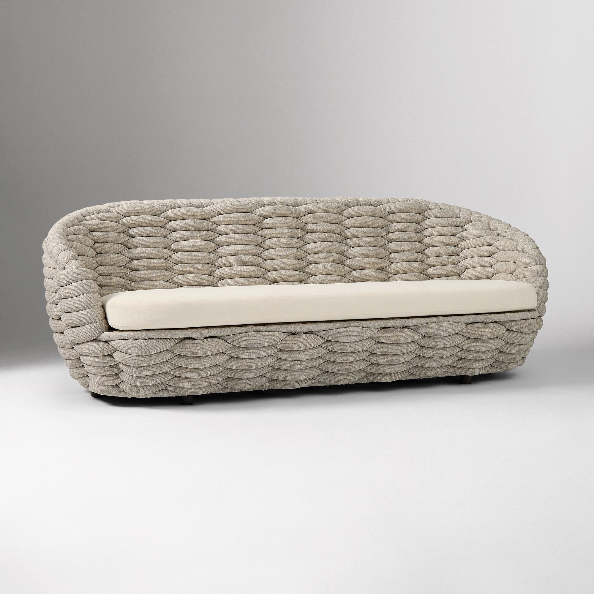 Cozy Upholstered Outdoor Sofa