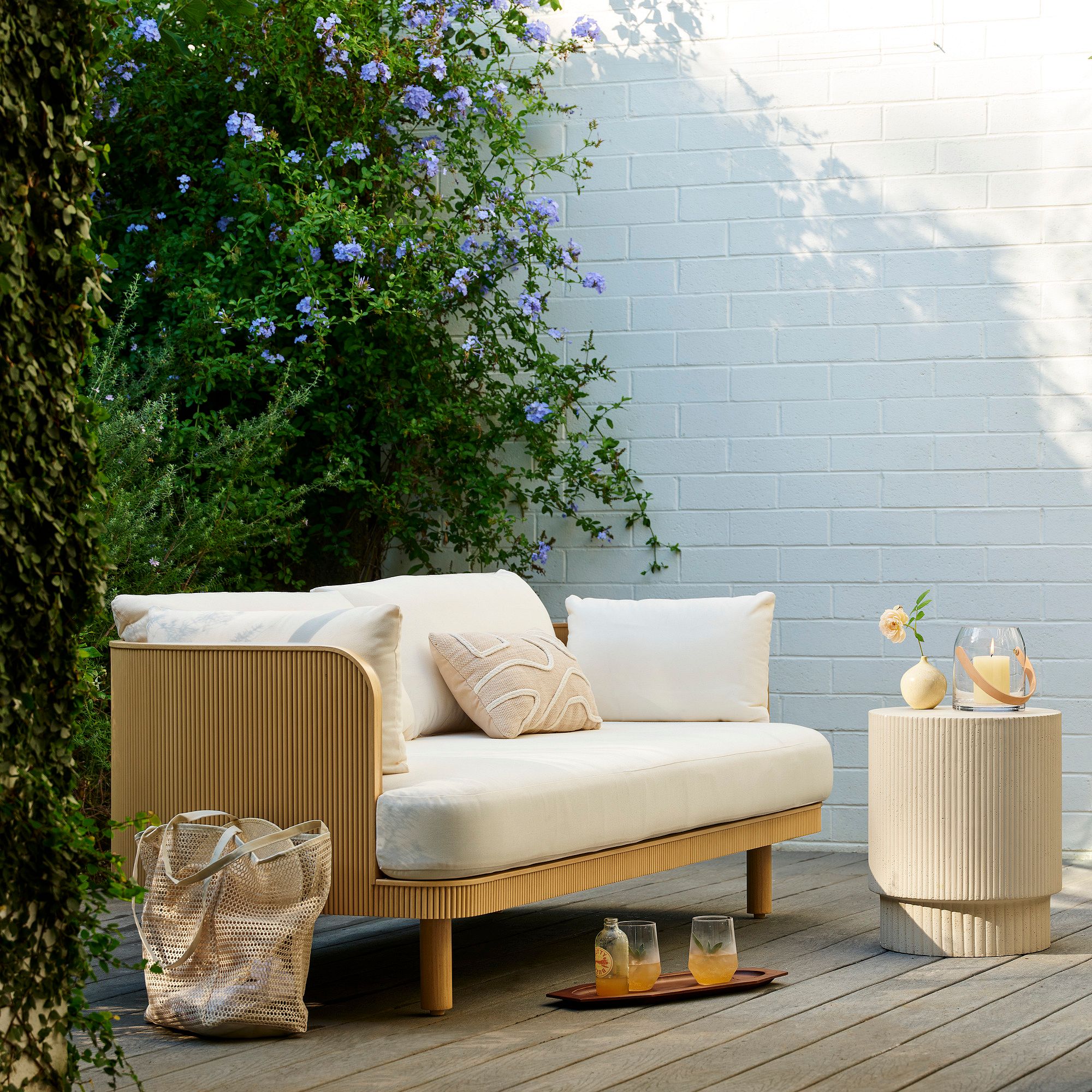 Ellington Outdoor Terrawood Sofa