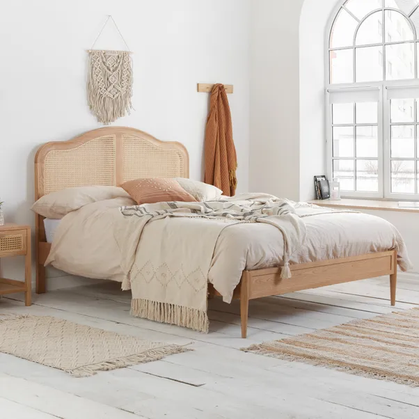 Leonie Rattan King Size Bed