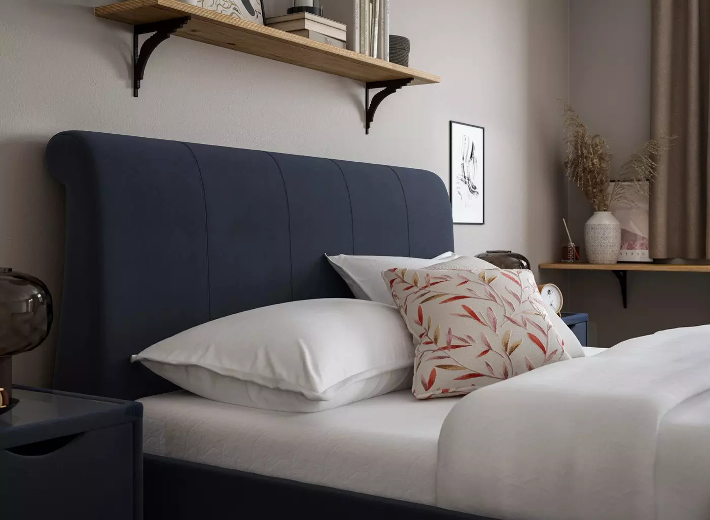 Lucia Upholstered Single Bed