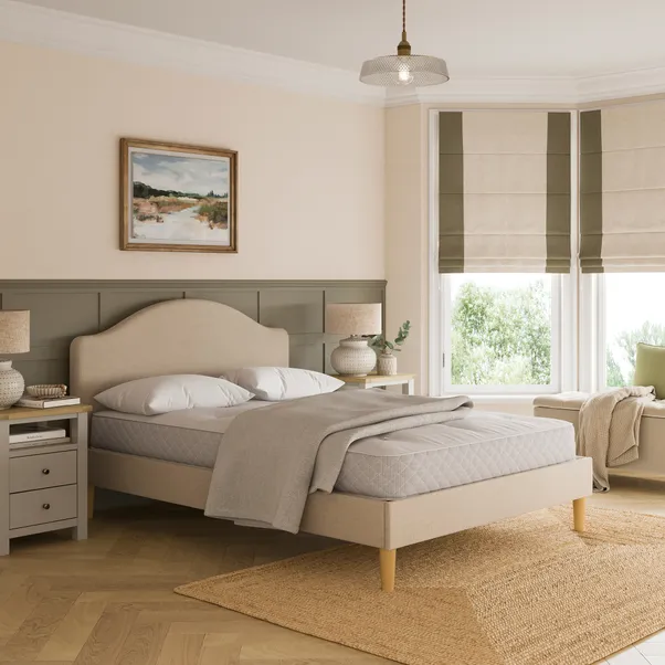 Maylee Textured King Size Bed
