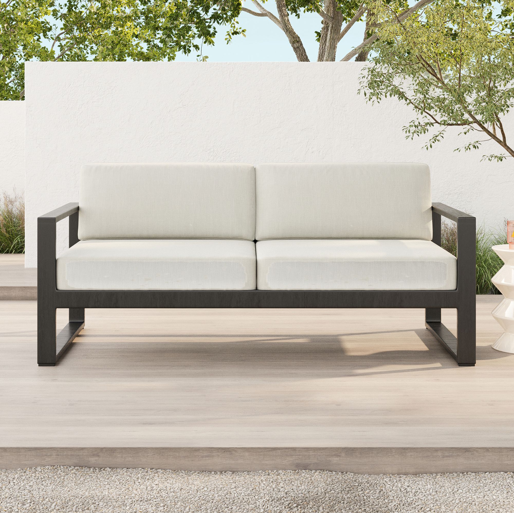 Portside Aluminum Outdoor Sofa