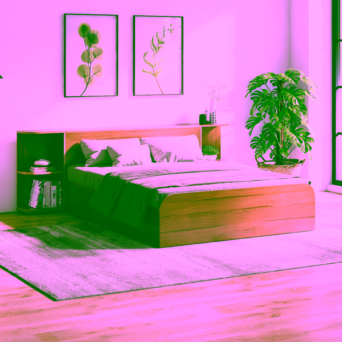 Vienta Queen Size Bed