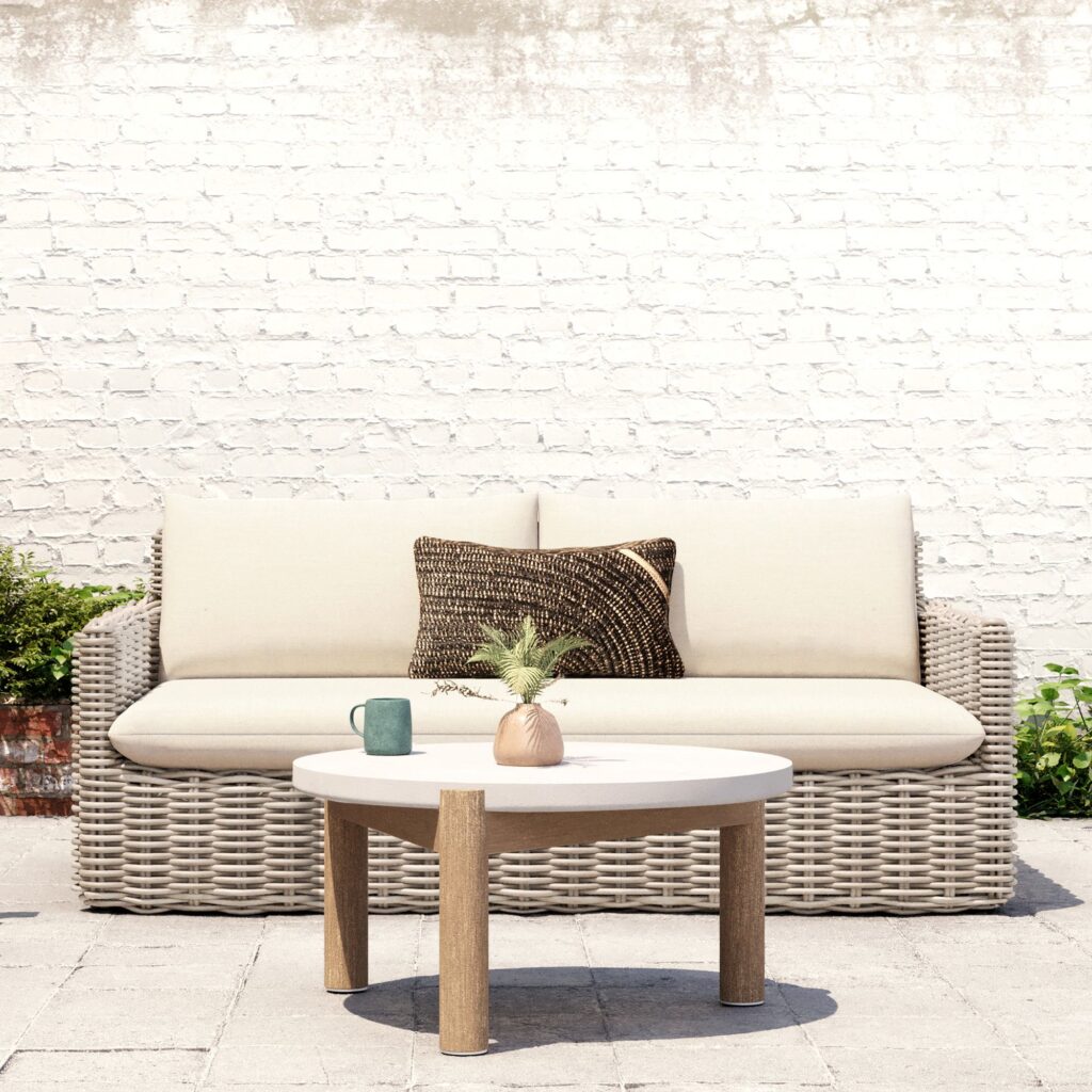Westport Wicker Slim Profile Outdoor Sofa