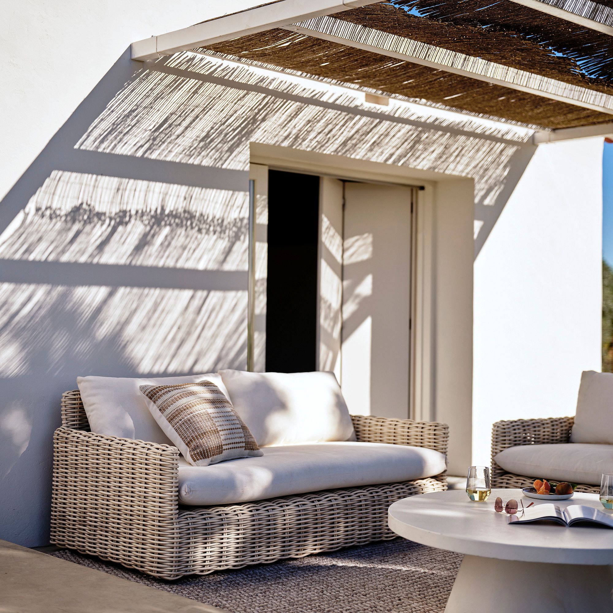 Westport Wicker Slim Profile Outdoor Sofa
