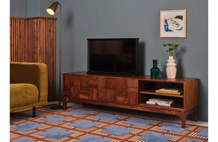 Zarina Walnut TV Unit