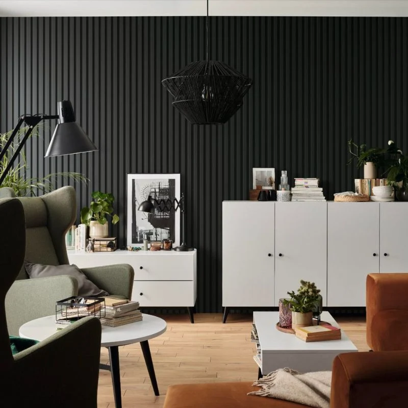 Anthracite Bedroom Wall Panels