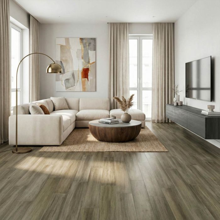 Antique Taupe Bamboo Flooring