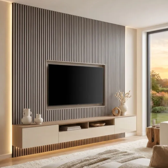 Ash Grey Acoustic Wood Wall Panels