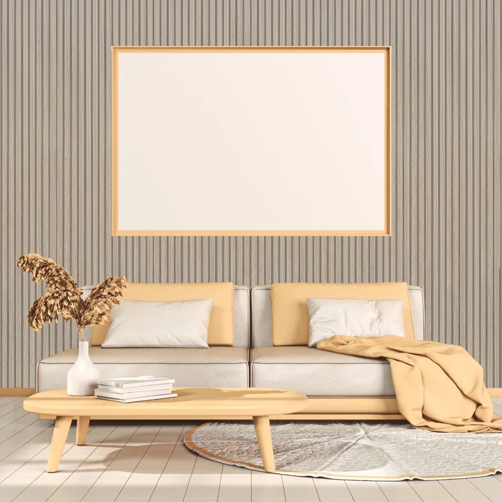Beige 3D Fluted Wall Panels