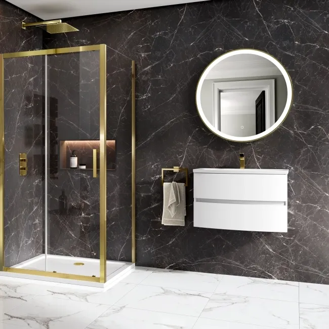 Black Marble WPC Wall Panels