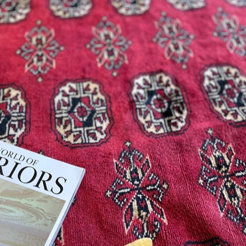 Bokhara Red Persian Carpet