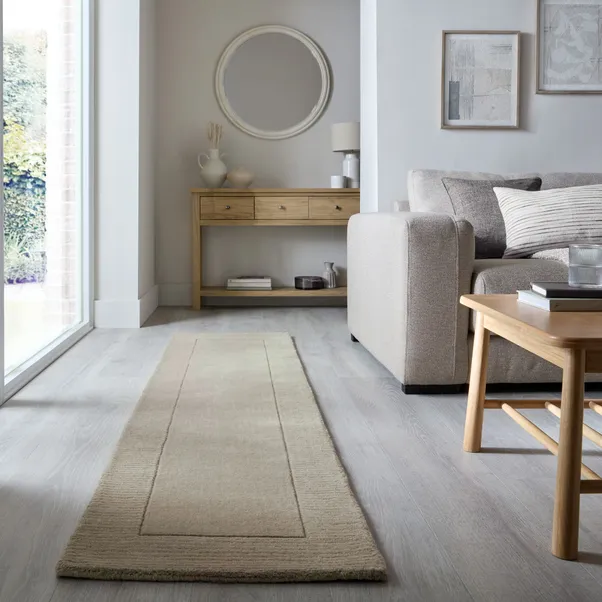 Boston Wool Border Hallway Rug