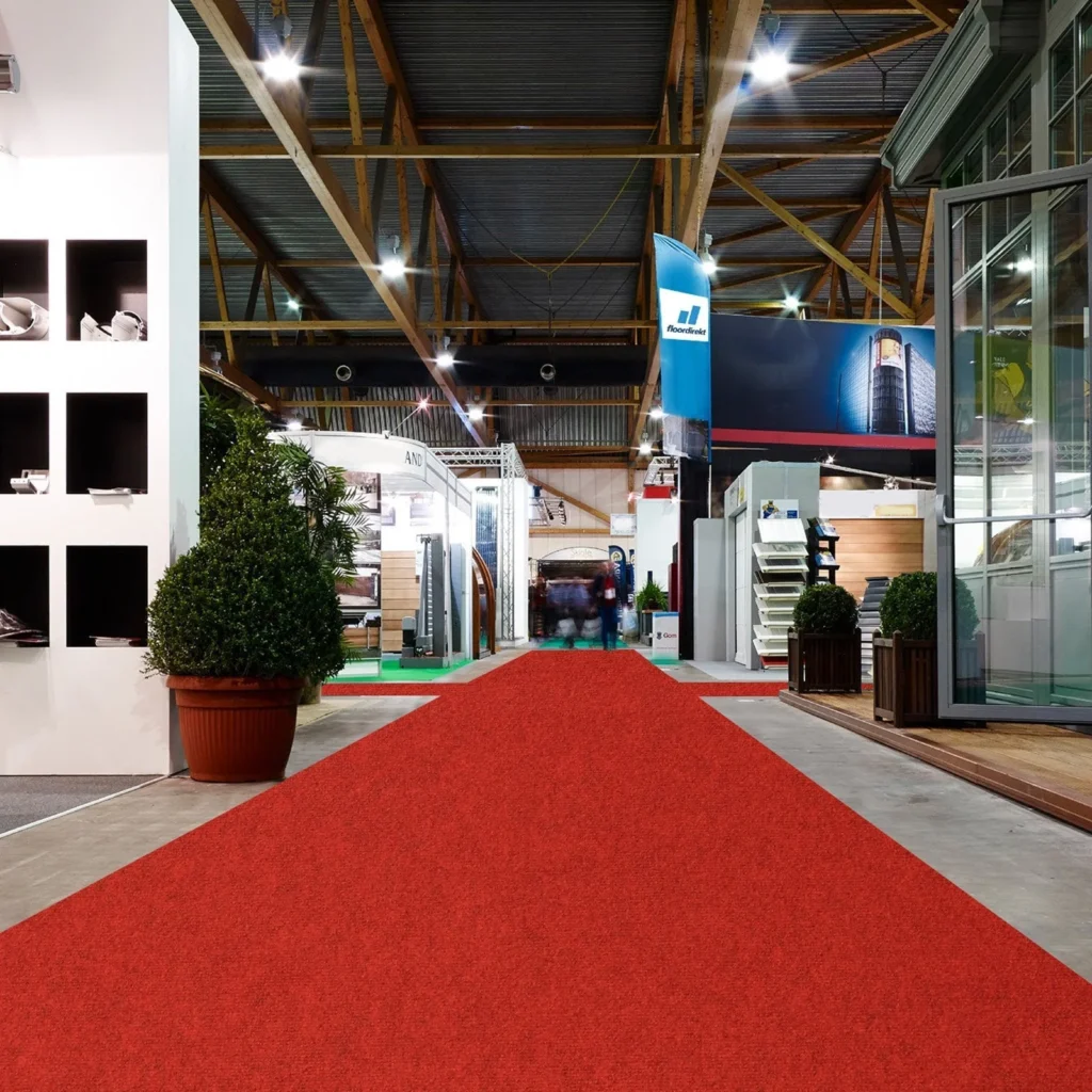 Brick Red Exhibition Carpet