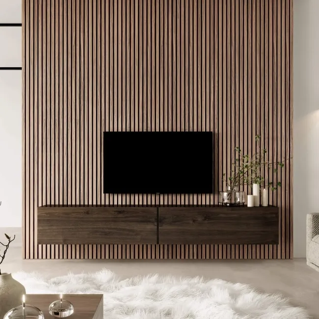 Brown Oak Acoustic Wood Wall Panels