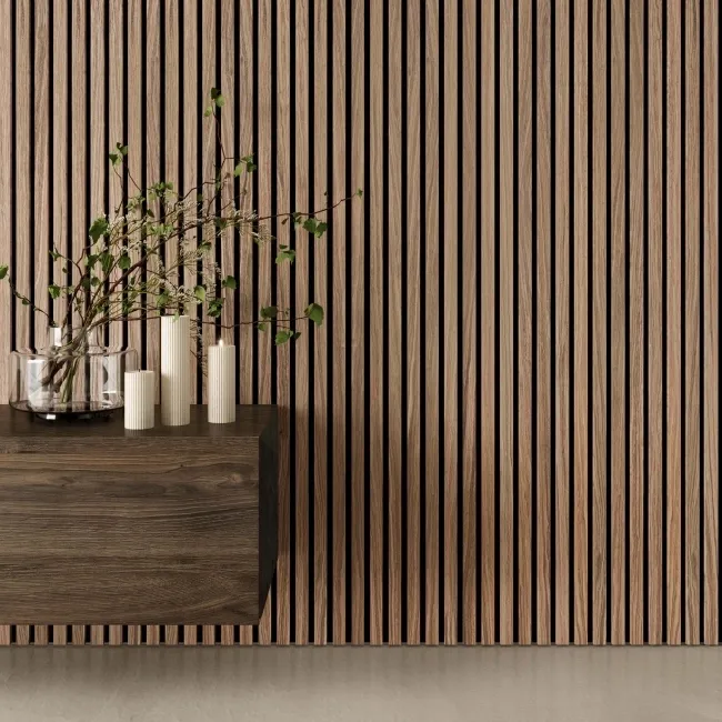 Brown Oak Acoustic Wood Wall Panels