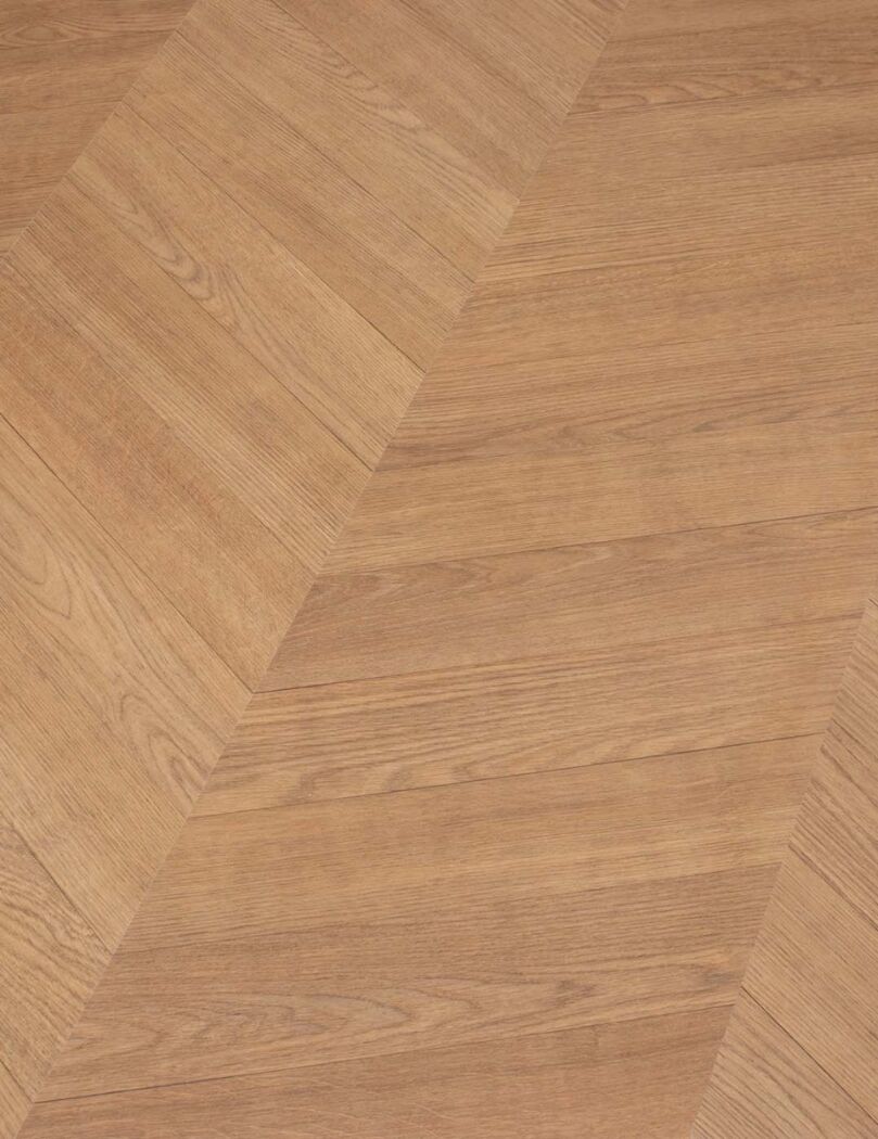 Brown Skanderborg Oak Chevron Flooring