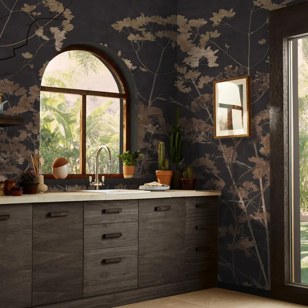 Chocolate Kitchen Wallpaper