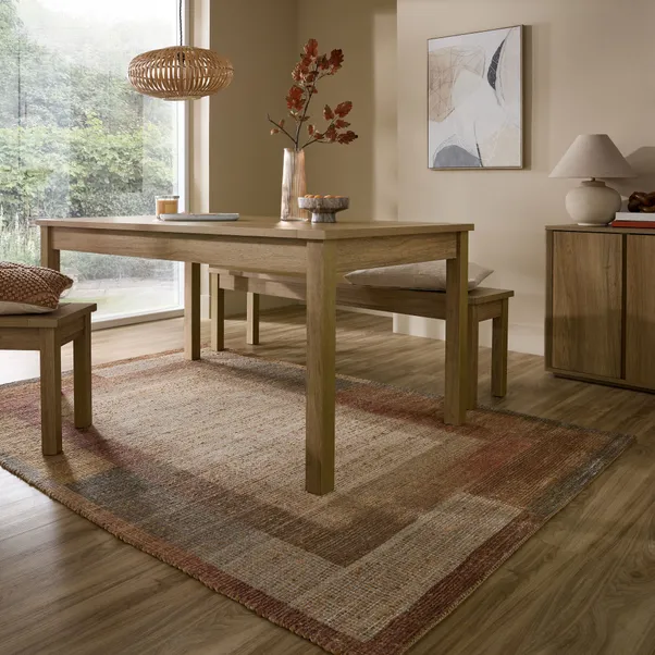 Dua Border Jute Rug