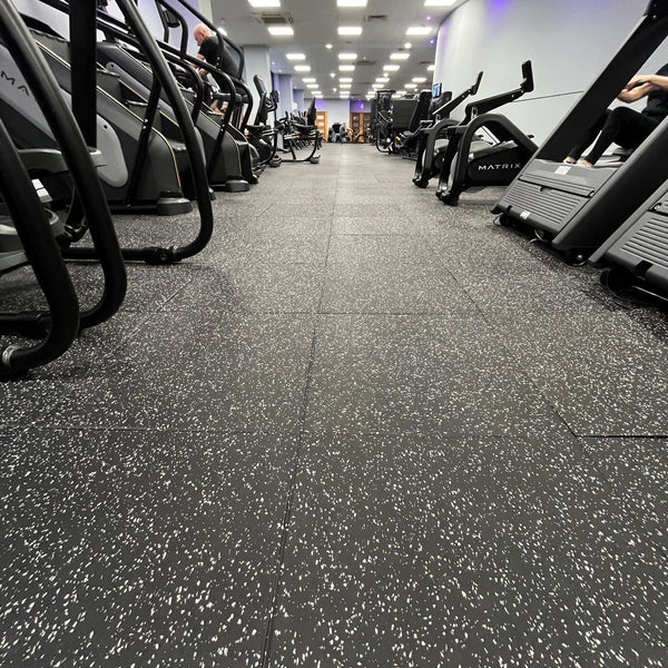 EPDM Flecked Interlocking Gym Flooring