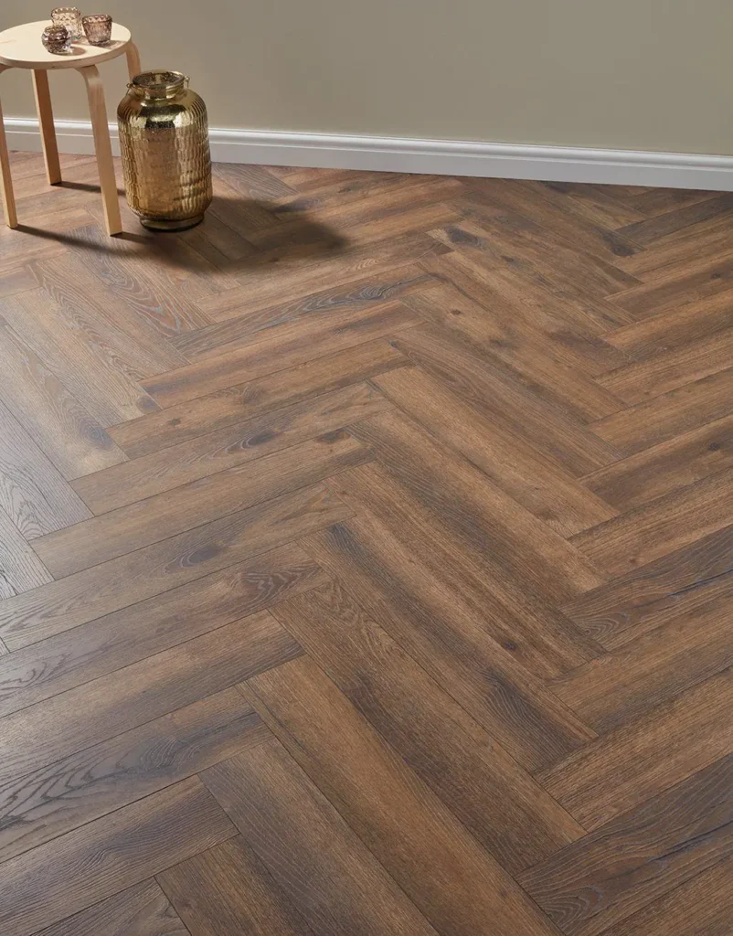 Espresso Oak Herringbone Flooring