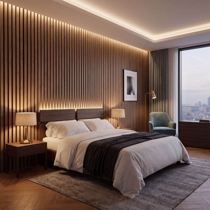 French Oak Acoustic Wall Panels