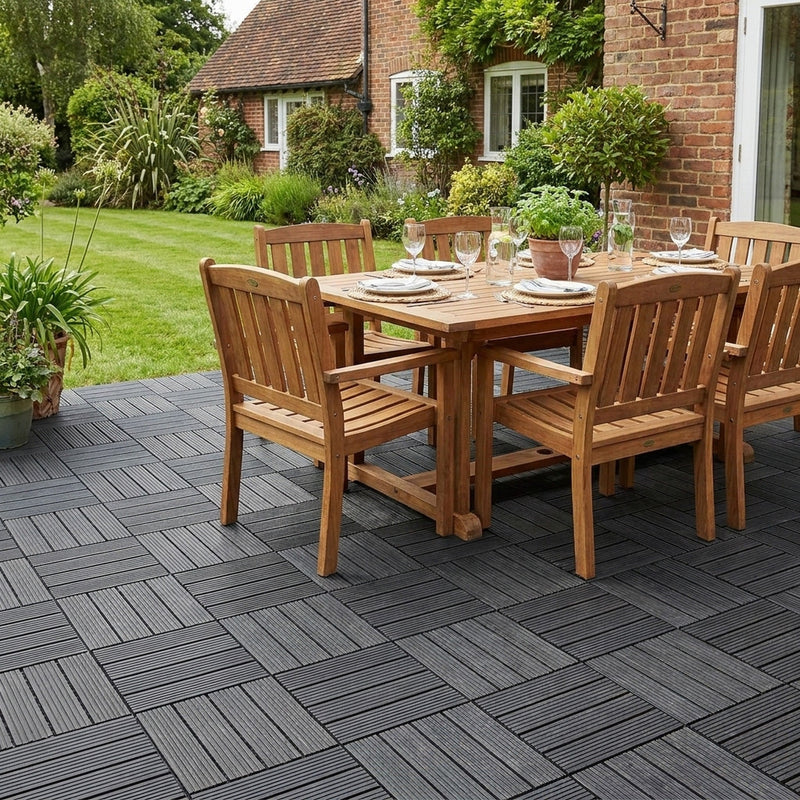 Grey Composite WPC Deck Flooring