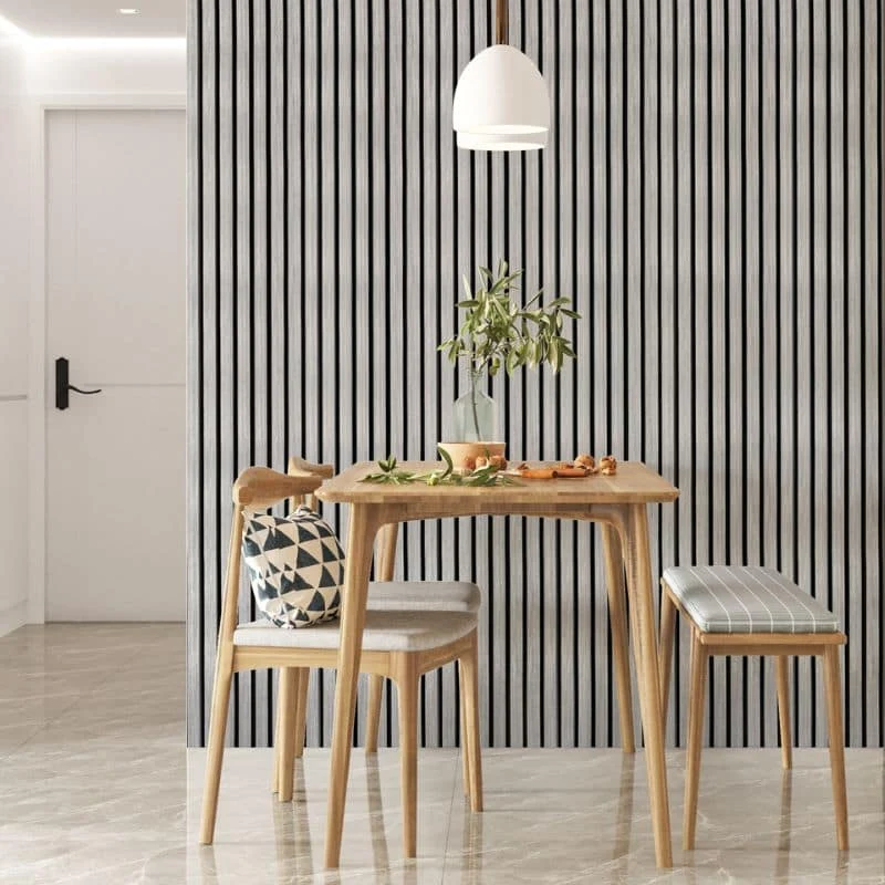 Grey Oak 3D Slat Wall Panels