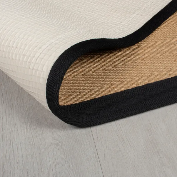 Herringbone Border Hallway Rug