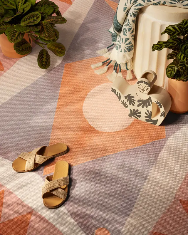 Hilma Papaya Outdoor Carpet