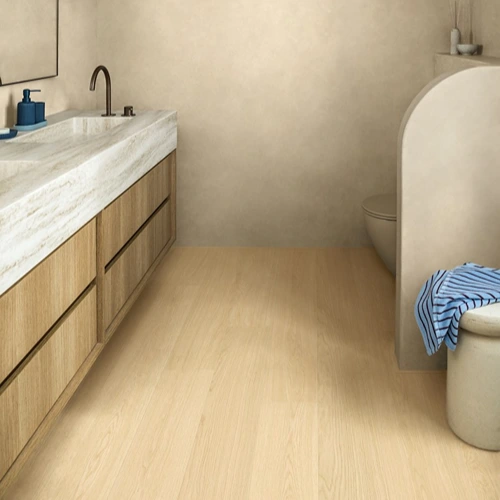 Ivory oak Bathroom Flooring