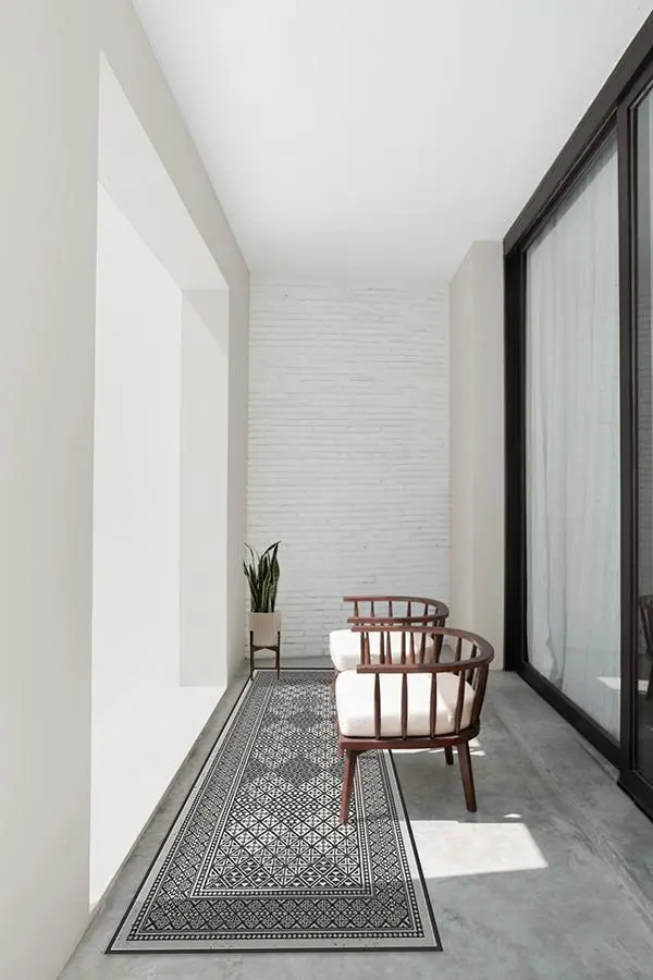 Loseta Black Outdoor Carpet