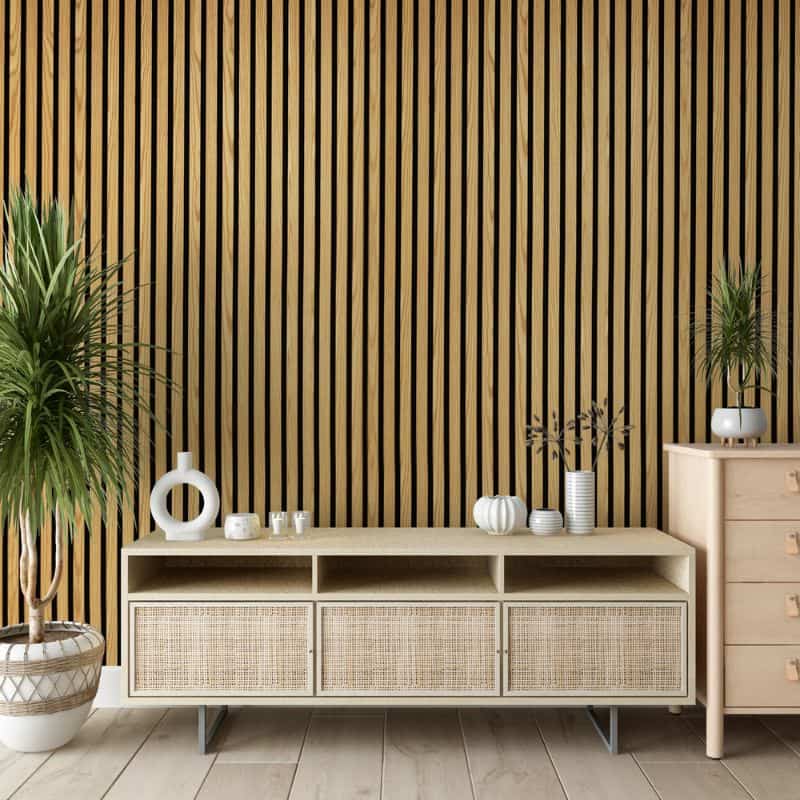 Natural Ash Acoustic Wall Panels