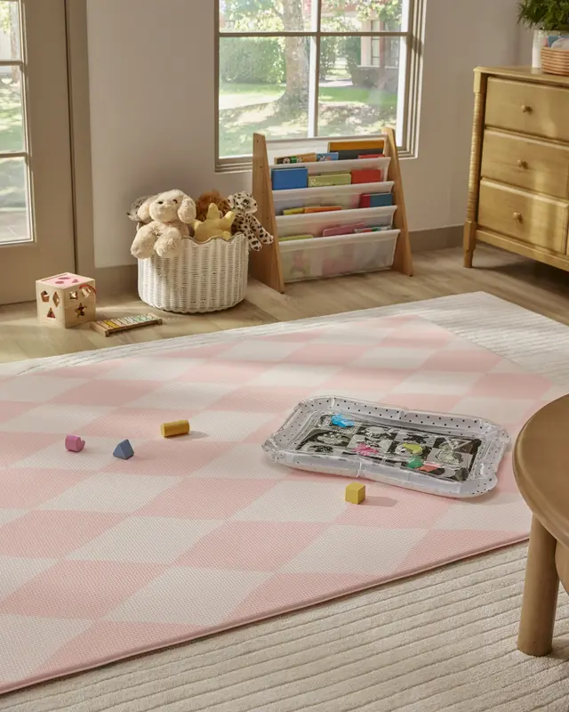 Pearl Pink Kids Room Carpet